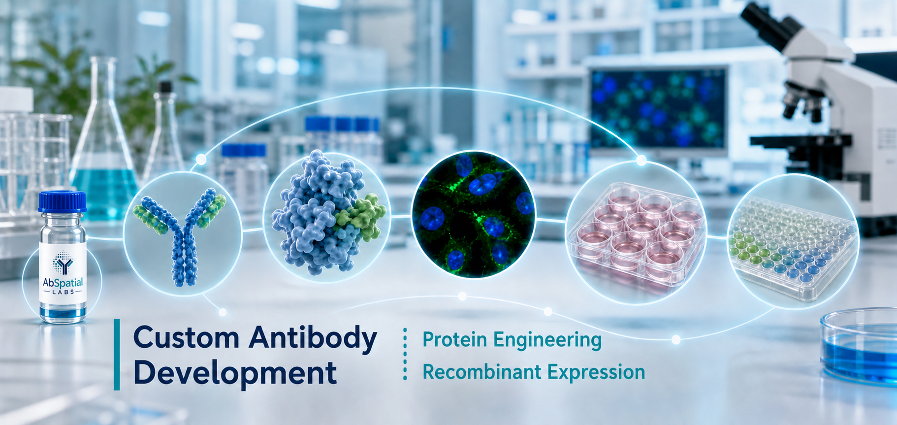 Custom antibody development workflow